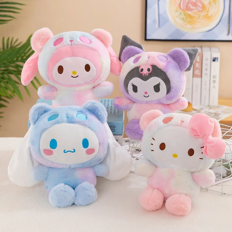 

Плюши Sanrio Kuromi и Cinnamoroll-милые и Мягкие Аниме подушки-игрушки, идеальный праздничный подарок для фанатов и коллекционеров