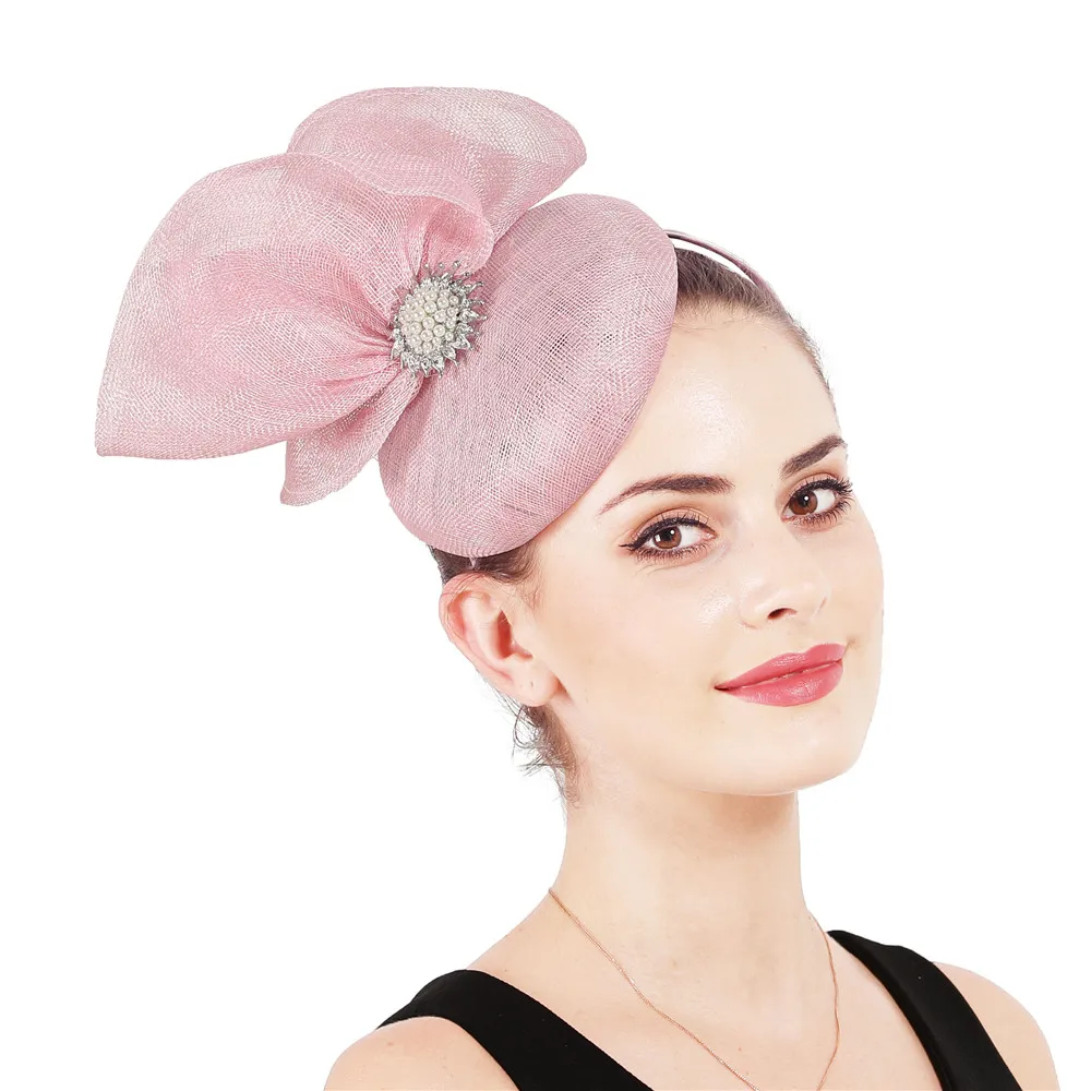 4-Layer Sinamay Women Elegant Bride Fascinator Hat Nice Wedding Millinery Hat Gorgeous Headwear For Ladies Party Tea Chapeau
4-Layer Sinamay Women Elegant Bride Fascinator Hat Nice Wedding Millinery Hat Gorgeous Headwear For Ladies Party Tea Chapeau