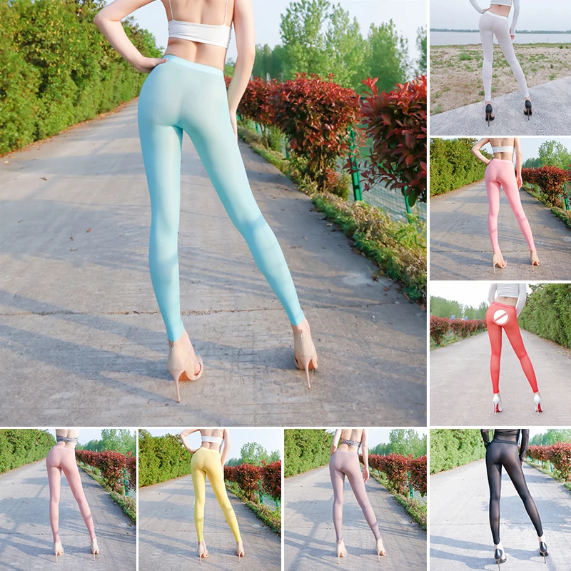 Fashion Yoga Pants Pencil Pants Leggings Tights Slim Pants Sexy Elastic Shiny Women's Pants See Through Ice Silk Pant 2022 New
Fashion Yoga Pants Pencil Pants Leggings Tights Slim Pants Sexy Elastic Shiny Women's Pants See Through Ice Silk Pant 2022 New