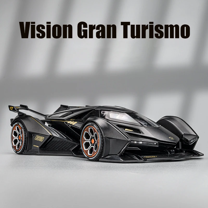 1:22 Lambos Vision Gran Turismo V12 GT Alloy Diecasts & Toy Vehicles Metal Toy Car Model Sound and light Collection Kids Toy
1:22 Lambos Vision Gran Turismo V12 GT Alloy Diecasts & Toy Vehicles Metal Toy Car Model Sound and light Collection Kids Toy