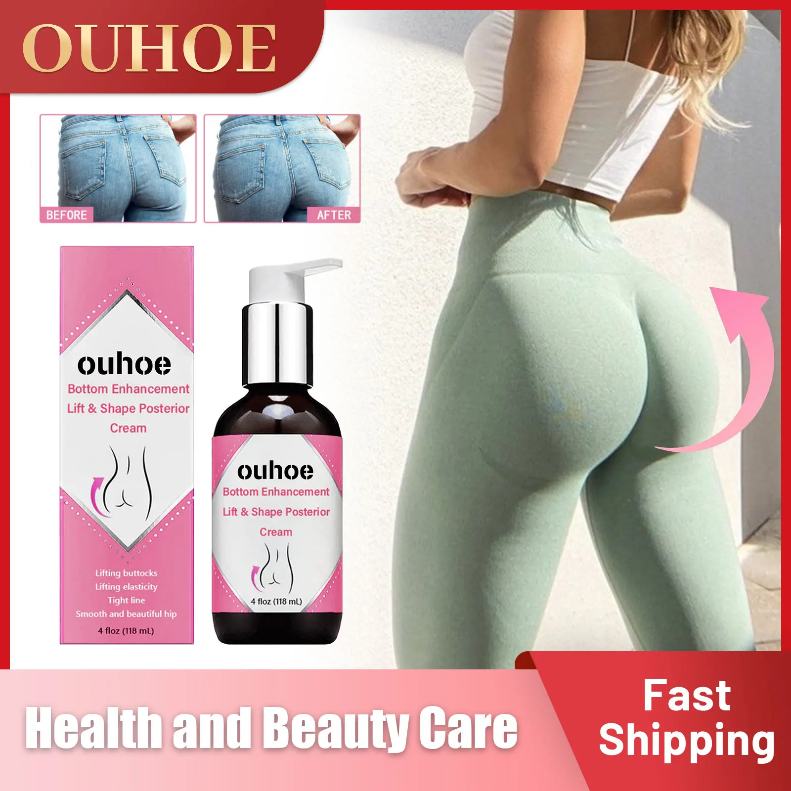 

Buttock Enlargement Cream Butt Lifting up Firming Bigger Ass Enhancement Hip Growth Tighten Shaping Massage Plump Sexy Body Care