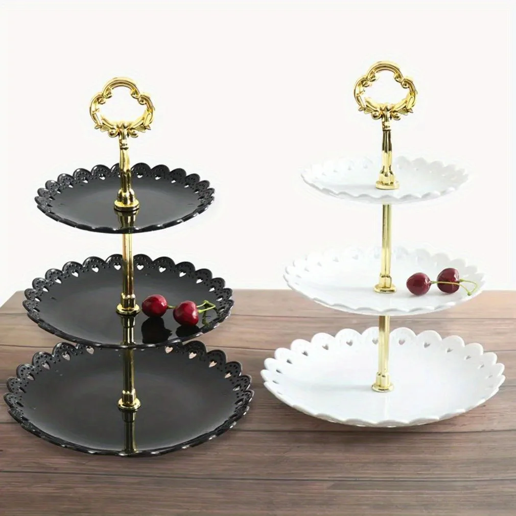 3 Layer Cake Stand Fruit Plate Tray Display Cupcake Holder Shelf Stackable Detachable Birthday Party Wedding Dessert Holder
3 Layer Cake Stand Fruit Plate Tray Display Cupcake Holder Shelf Stackable Detachable Birthday Party Wedding Dessert Holder