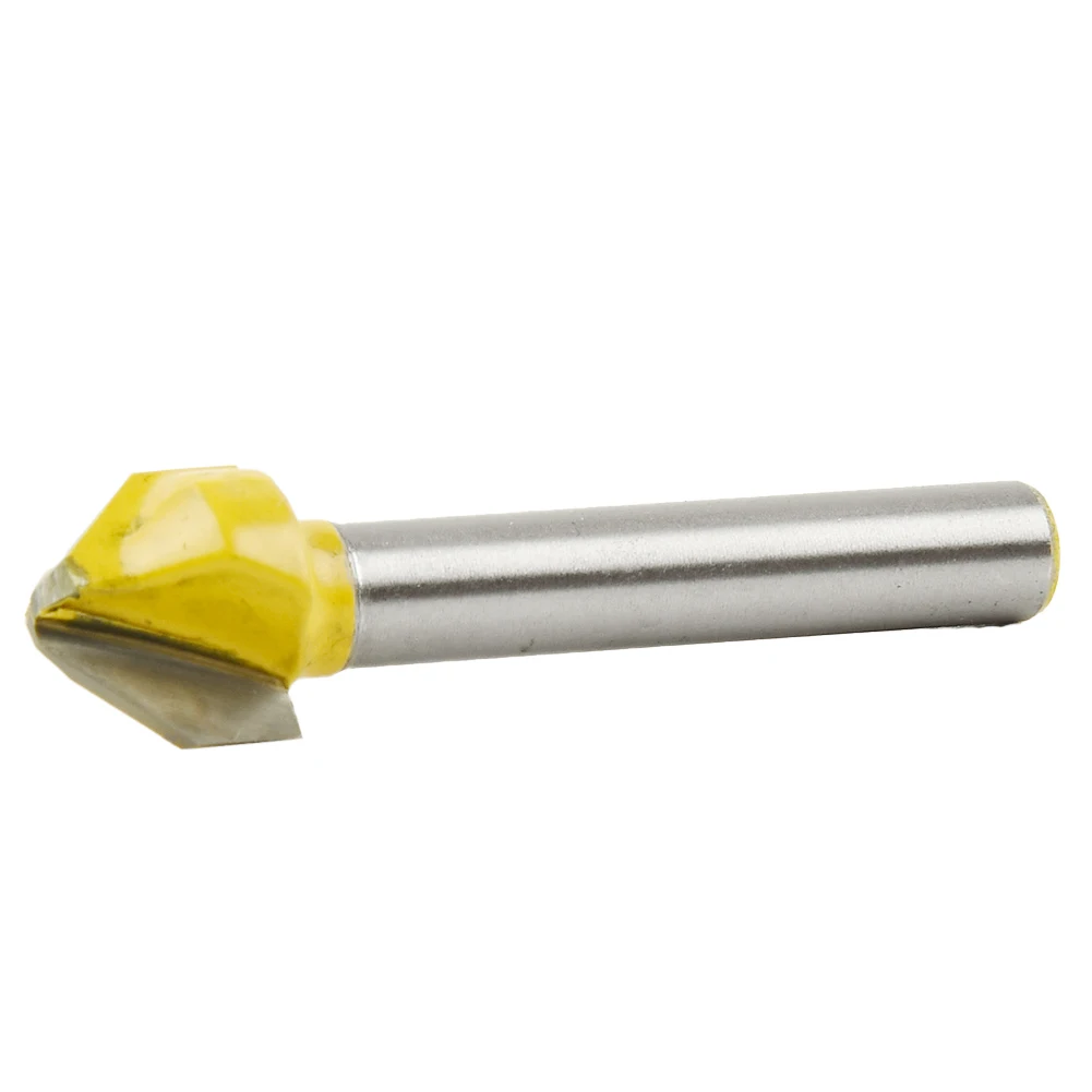 Cutting Performance Acrylic Engraving And Chamfer Router Bit Milling Cutter High Strength V-shaped Yellow/Silver
Cutting Performance Acrylic Engraving And Chamfer Router Bit Milling Cutter High Strength V-shaped Yellow/Silver