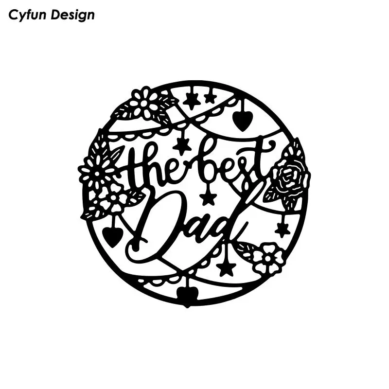 GG0730B The Best Dad Wreath Metal Cutting Dies Father's day Die Cuts for Scrapbooking DIY Embossing Paper Card Making Crafts
GG0730B The Best Dad Wreath Metal Cutting Dies Father's day Die Cuts for Scrapbooking DIY Embossing Paper Card Making Crafts