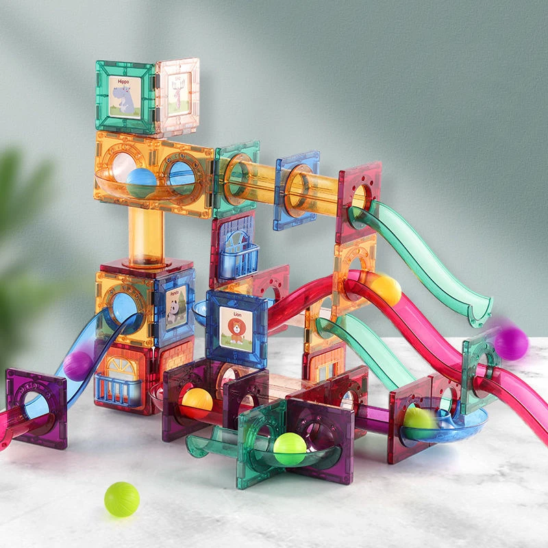 1 комплект магнитных строительных блоков Marble Run гоночная трасса сборные игрушки для детей сборка Магнитная плитка деревянный шар
1 комплект магнитных строительных блоков Marble Run гоночная трасса сборные игрушки для детей сборка Магнитная плитка деревянный шар