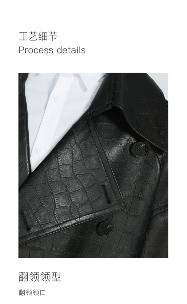 Spring Autumn Long Black Crocodile Print Pu Leather Trench Coat Men Belt Double Breaste Runway European Fashion 13 Mallzona S1fac77e24e684a4fb4e2b4a53099a5e5g Spring Autumn Long Black Crocodile Print Pu Leather Trench Coat Men Belt Double Breaste Runway European Fashion Mallzona