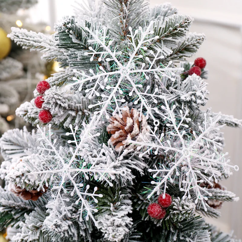 12Pcs 11CM Plastic Artificial Snowflakes Xmas Fake Snow DIY Handmade Crafts Christmas Trees Ornaments Decorations For Home Gifts
12Pcs 11CM Plastic Artificial Snowflakes Xmas Fake Snow DIY Handmade Crafts Christmas Trees Ornaments Decorations For Home Gifts