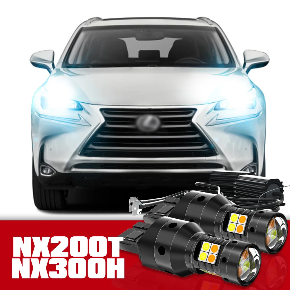 2pcs LED Accessories Dual Mode Turn Signal+Daytime Running Light DRL For Lexus NX200T NX300H 2015 2016 2017
2pcs LED Accessories Dual Mode Turn Signal+Daytime Running Light DRL For Lexus NX200T NX300H 2015 2016 2017