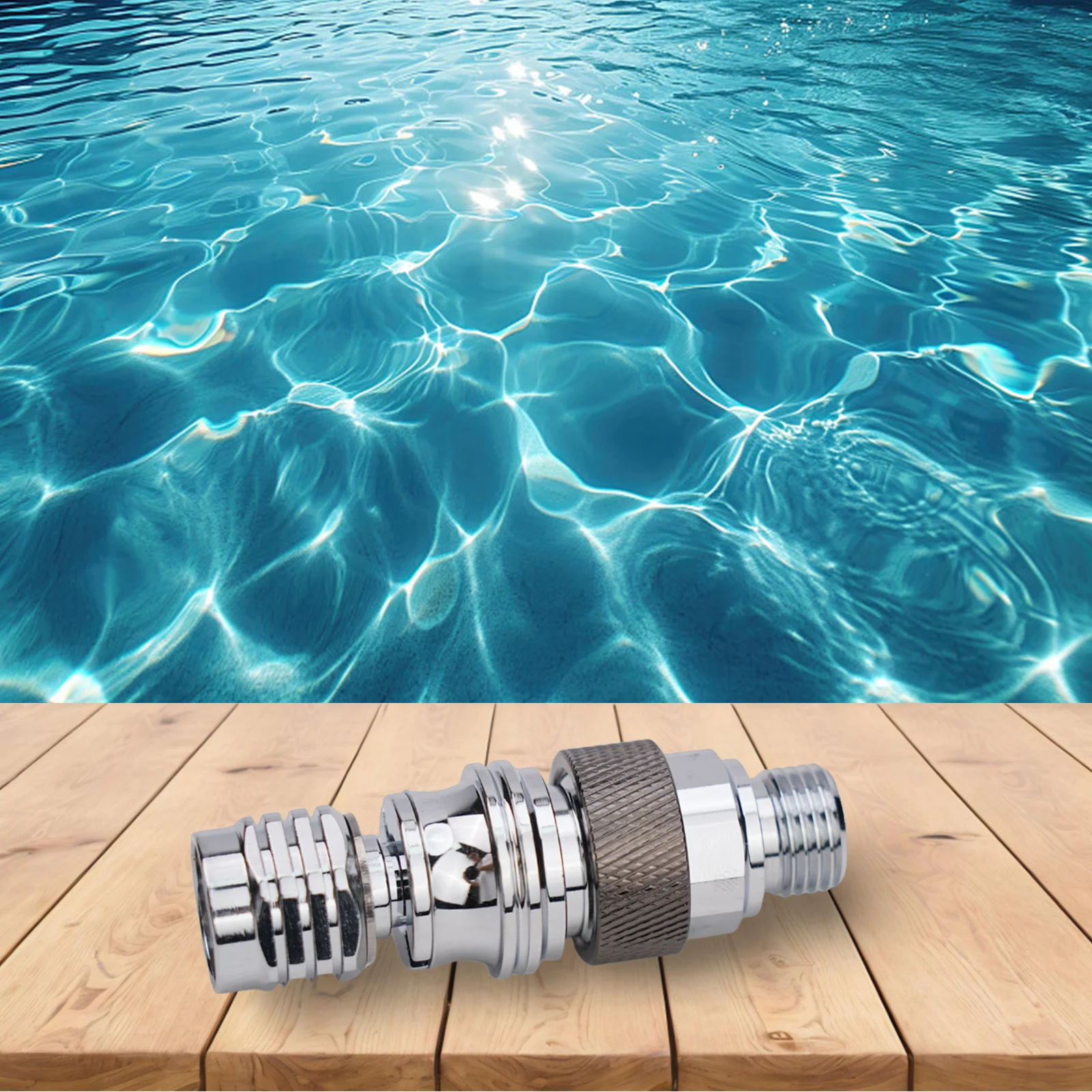 Diving Secondary Chrome Plated Copper Secondary Head Adjuster Self Locking Connector Adapter Chrome Plated Copper
Diving Secondary Chrome Plated Copper Secondary Head Adjuster Self Locking Connector Adapter Chrome Plated Copper