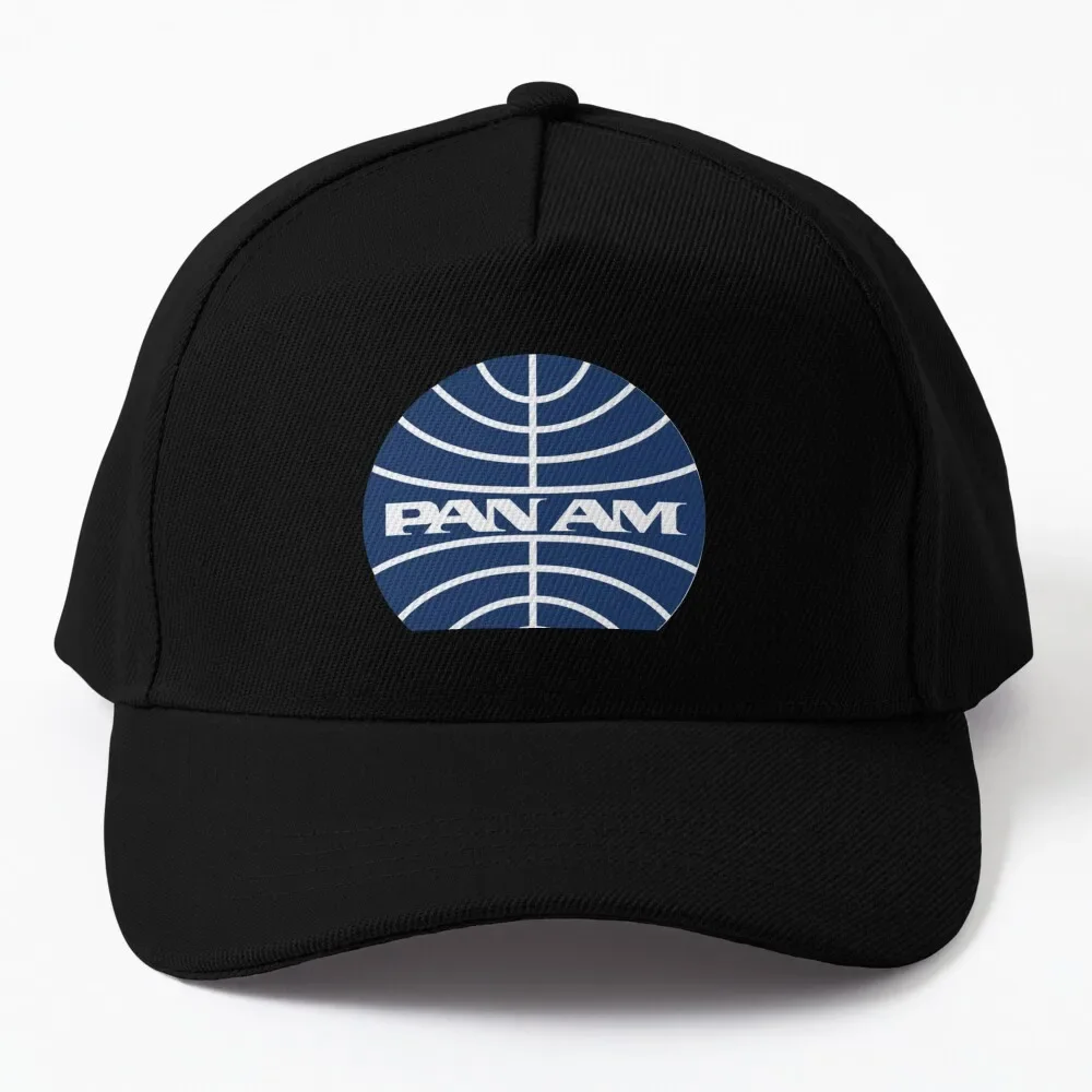 

Pan Am Mid 1950s Globe Inverted Classic T-Shirt Baseball Cap Golf Wear Golf Hat Rugby Cosplay Women Caps Men's