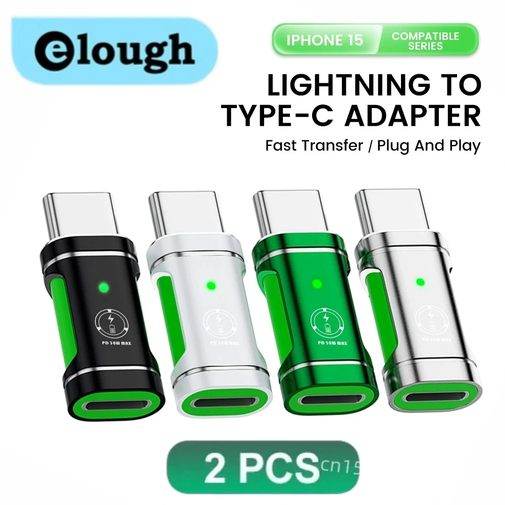 Разъем Elough PD 30 Вт Lightning «Мама»-«папа» Type-c поддерживает передачу данных, подходит для IPhone 15 Samsung, быстрая зарядка
Разъем Elough PD 30 Вт Lightning «Мама»-«папа» Type-c поддерживает передачу данных, подходит для IPhone 15 Samsung, быстрая зарядка