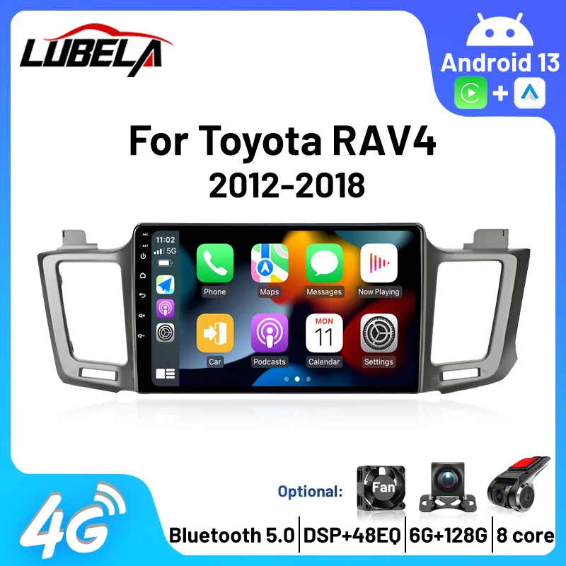 2 Din Car Radio Wireless CarPlay Android Auto Radio for Toyota RAV4 RAV 4 2012 - 2018 4G Car Multimedia GPS 2din autoradio WIFI
2 Din Car Radio Wireless CarPlay Android Auto Radio for Toyota RAV4 RAV 4 2012 - 2018 4G Car Multimedia GPS 2din autoradio WIFI