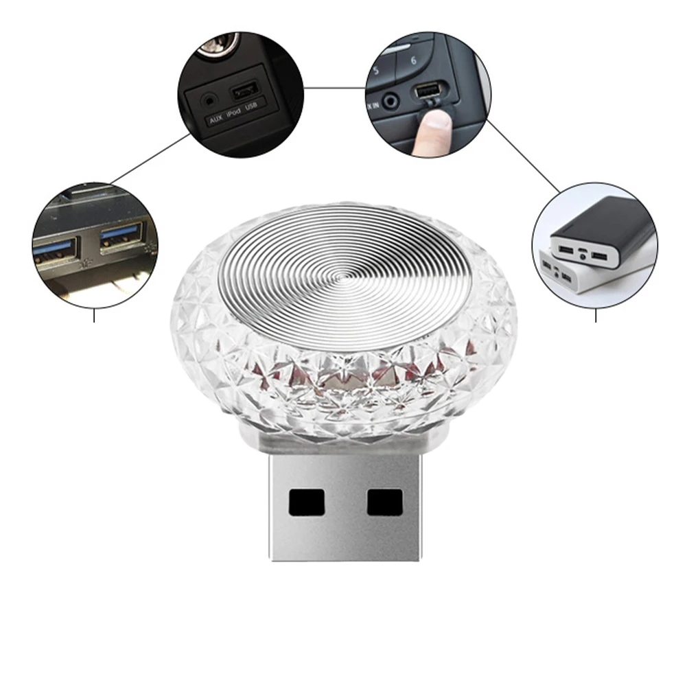 1pc New 12V Colorful USB Ambient Light Mini LED Decorative Atmosphere Lamp For Car Interior Environment Lighting Portable Parts
1pc New 12V Colorful USB Ambient Light Mini LED Decorative Atmosphere Lamp For Car Interior Environment Lighting Portable Parts