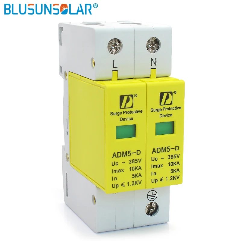 50 Pieces Lot Din Rail 35mm High Quality Lightning Surge Protectors 10KA 2P 385V Surge Protection Device
50 Pieces Lot Din Rail 35mm High Quality Lightning Surge Protectors 10KA 2P 385V Surge Protection Device