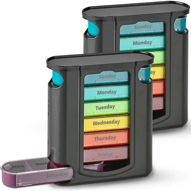 Portable 7 Days Medicine Medical Pill Box 28 Grids Weekly Pill Case Storage Box Travel Medicine Box Holder Tablet Organizer 
Portable 7 Days Medicine Medical Pill Box 28 Grids Weekly Pill Case Storage Box Travel Medicine Box Holder Tablet Organizer