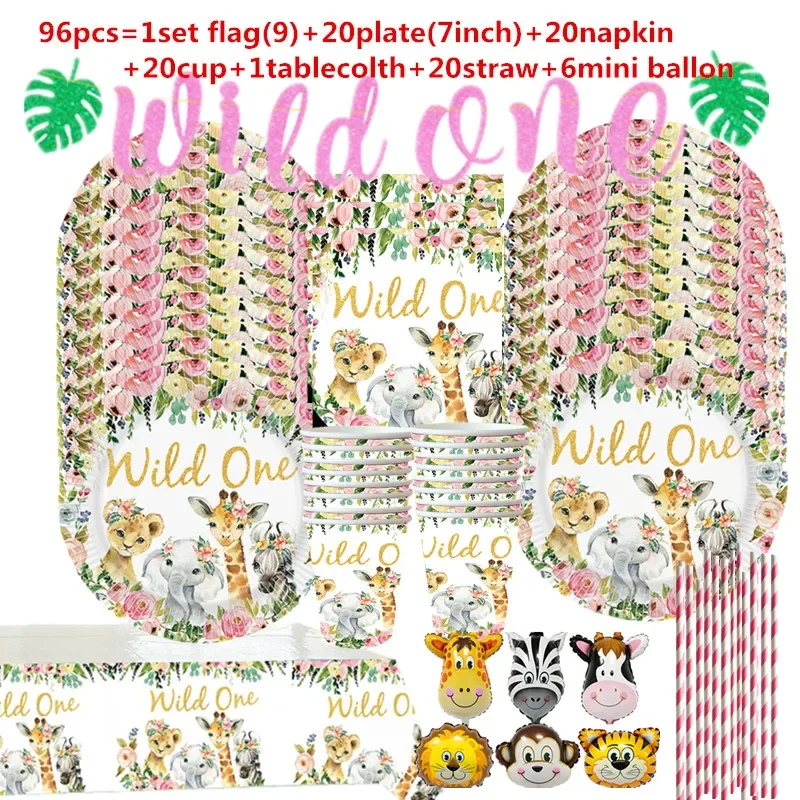 Jungle Animal Tableware Set Wild One Birthday Party Decor Kids Girls Pink Forest Party Supplies Jungle Safari Theme Party Decor
Jungle Animal Tableware Set Wild One Birthday Party Decor Kids Girls Pink Forest Party Supplies Jungle Safari Theme Party Decor
