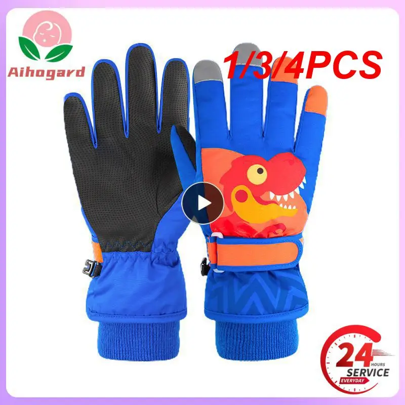 1/3/4PCS Thermal Ski Gloves Child Kids Winter Plus Velvet Touch Cold Waterproof Windproof Gloves Baby Winter Gloves For Cycling
1/3/4PCS Thermal Ski Gloves Child Kids Winter Plus Velvet Touch Cold Waterproof Windproof Gloves Baby Winter Gloves For Cycling