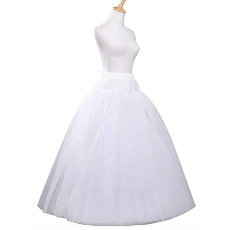 White 4-Layer Hoopless Wedding Ball Gown Crinoline Bridal Dress Petticoat Underskirt Floor Length for Women Girls
White 4-Layer Hoopless Wedding Ball Gown Crinoline Bridal Dress Petticoat Underskirt Floor Length for Women Girls