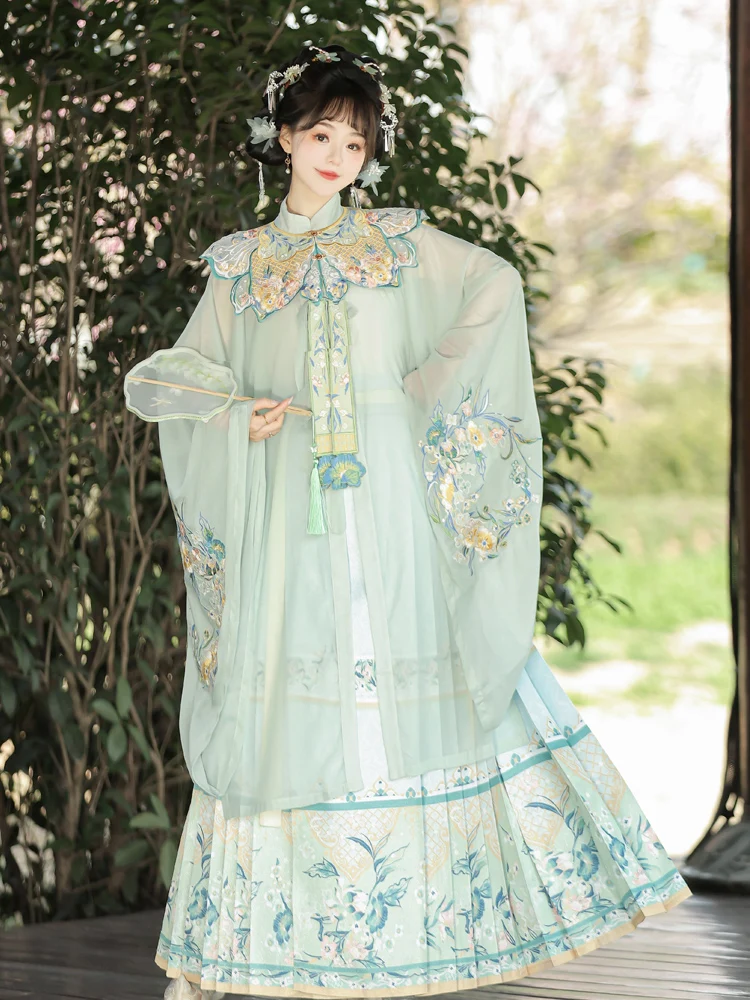 

Женские восточные винтажные костюмы ханьфу в китайском стиле, сказочные платья с цветочной вышивкой, традиционные повседневные наряды старинной принцессы