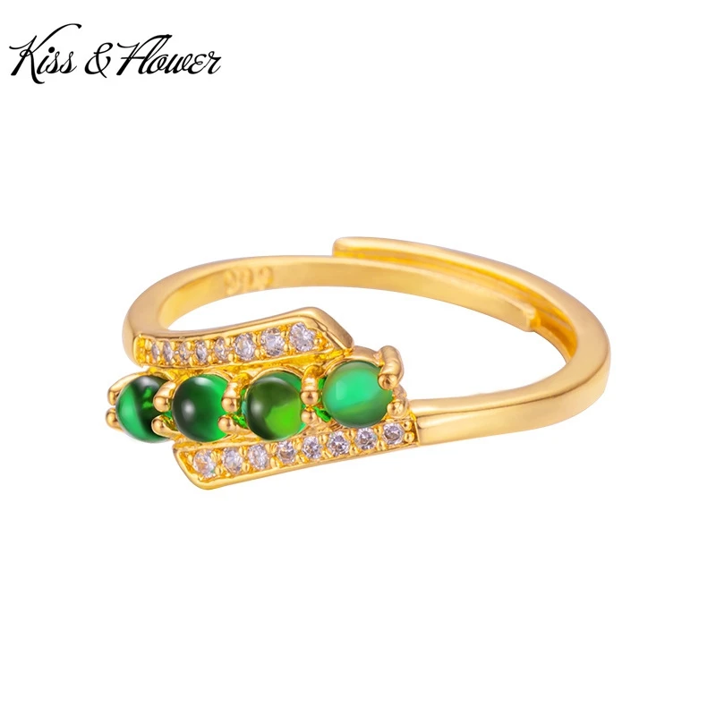 KISS&FLOWER 24KT Gold Vintage Ring For Women Fine Jewelry Wholesale Wedding Party Birthday Bride Mother Girlfriend Gift RI197
KISS&FLOWER 24KT Gold Vintage Ring For Women Fine Jewelry Wholesale Wedding Party Birthday Bride Mother Girlfriend Gift RI197