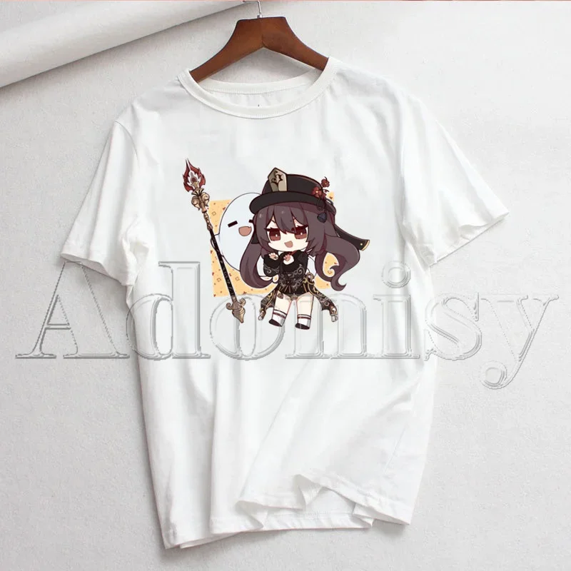 Genshin Impact Hu Tao Kawaii Game Summer Fashion Shirt Graphic T Shirt Women Tops Base O-neck Tees Funny Girls Tshirt
Genshin Impact Hu Tao Kawaii Game Summer Fashion Shirt Graphic T Shirt Women Tops Base O-neck Tees Funny Girls Tshirt