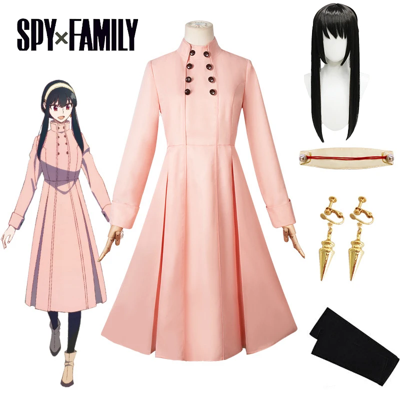 Yor Forger Cosplay Costume Anime SPY×FAMILY Yor Forger Cosplay Pink Dress Wig Earrings Full Sets Halloween Costumes for Women
Yor Forger Cosplay Costume Anime SPY×FAMILY Yor Forger Cosplay Pink Dress Wig Earrings Full Sets Halloween Costumes for Women