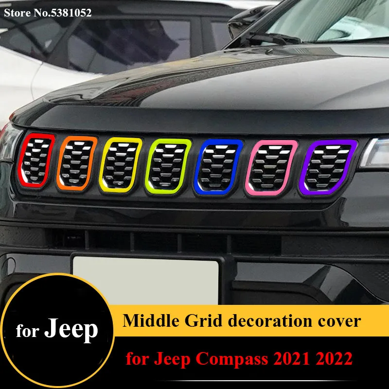 for Jeep Compass 2021 2022 Accessories Car Middle Grid Modified Grid Decorative Strip Middle Grid Color Bar Protection Sticker
for Jeep Compass 2021 2022 Accessories Car Middle Grid Modified Grid Decorative Strip Middle Grid Color Bar Protection Sticker