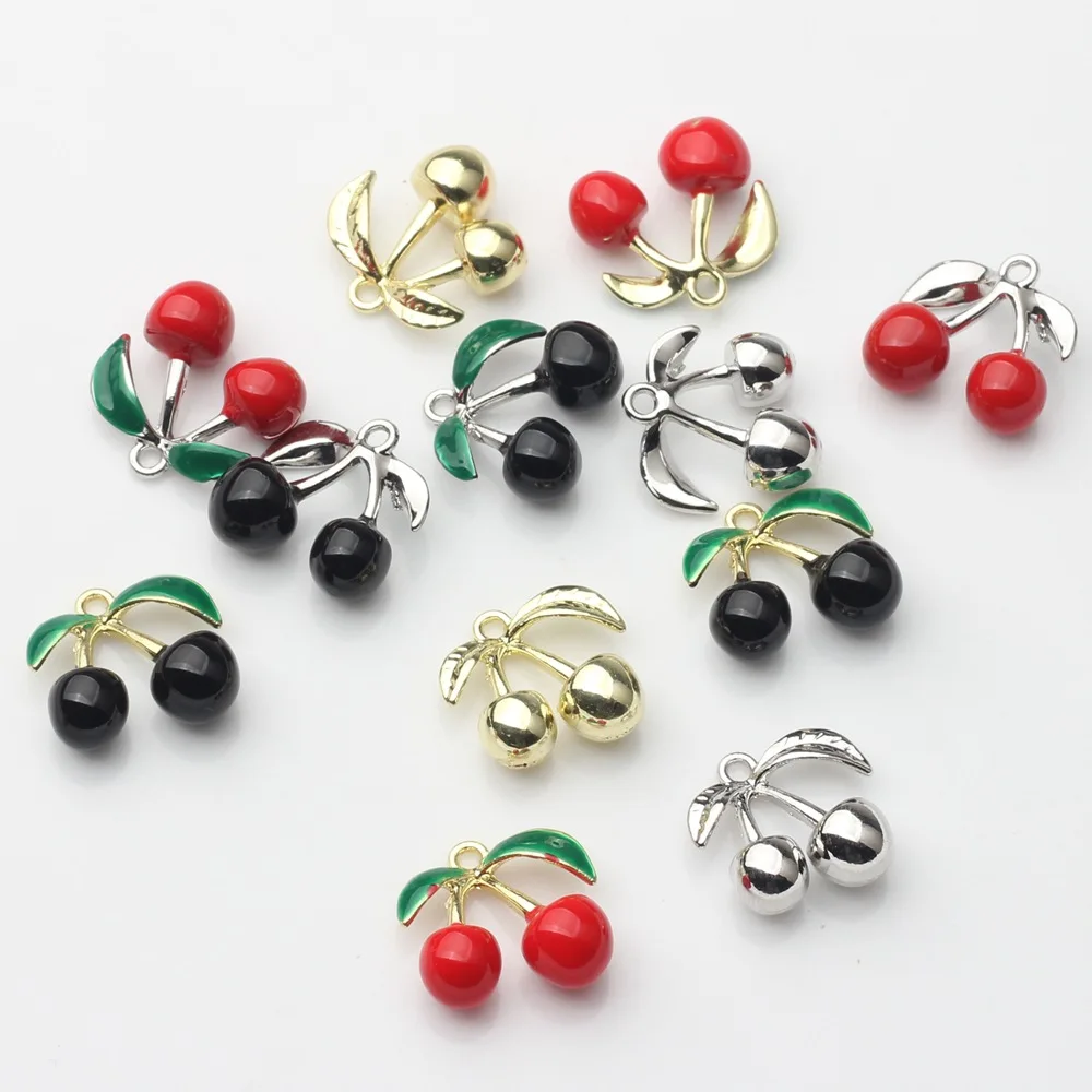 10pcs Cherry Pendant Charms Fruit Alloy Earrings Pendants Necklace Earrings Pendant Diy Jewelry Making Findings Accessories
10pcs Cherry Pendant Charms Fruit Alloy Earrings Pendants Necklace Earrings Pendant Diy Jewelry Making Findings Accessories