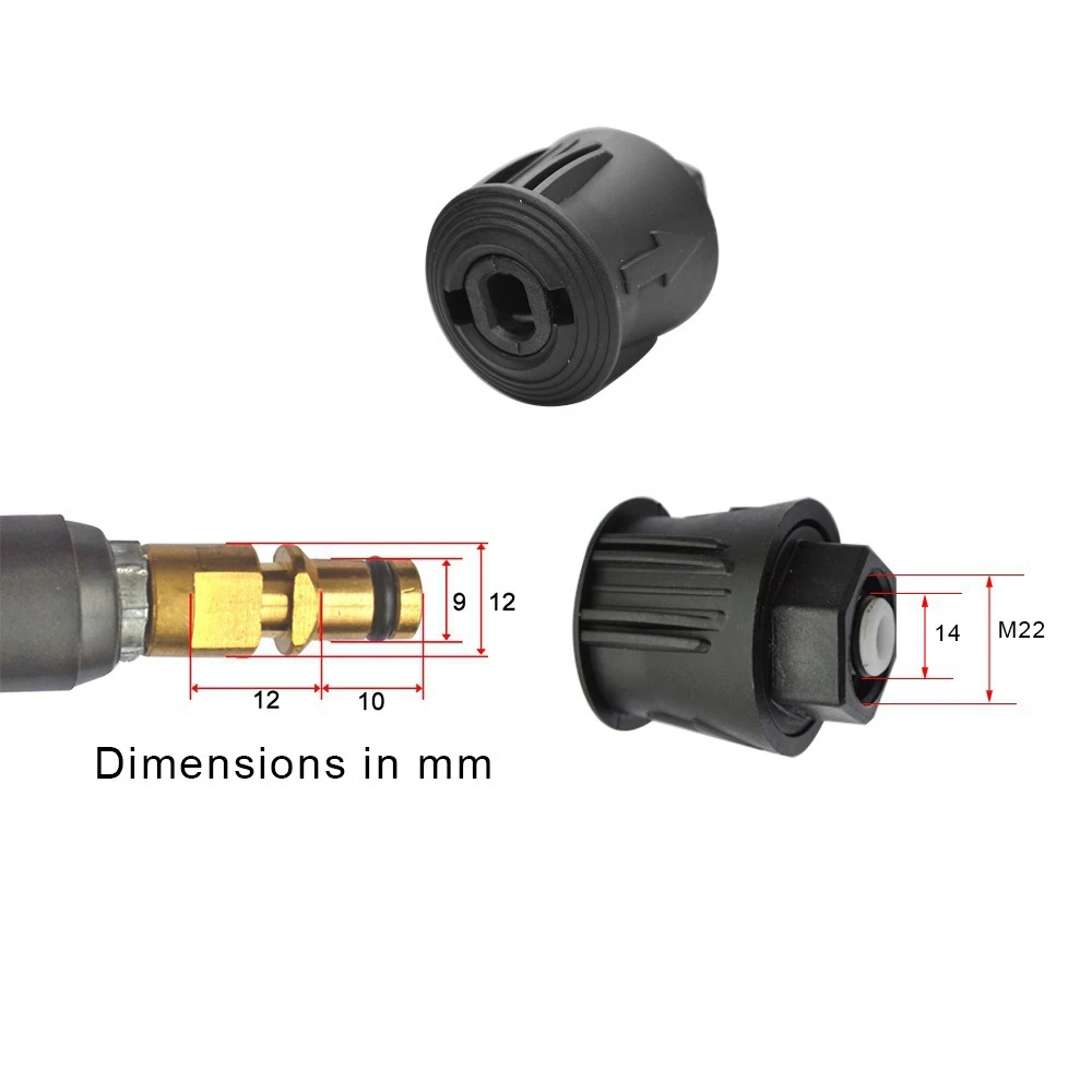 M22X1.4mm High Pressure Washer Hose Connector Washer Outlet Adapter for Karcher K2 K3 K4 K5 K6 K7
M22X1.4mm High Pressure Washer Hose Connector Washer Outlet Adapter for Karcher K2 K3 K4 K5 K6 K7
