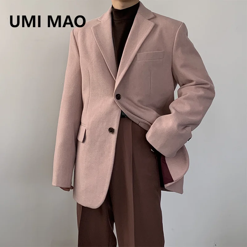 UMI MAO Pink Blazers Jaket Autumn Winter New Casual Blazer Coat For Men And Women Hombre Y2K South Korea Clothing
UMI MAO Pink Blazers Jaket Autumn Winter New Casual Blazer Coat For Men And Women Hombre Y2K South Korea Clothing