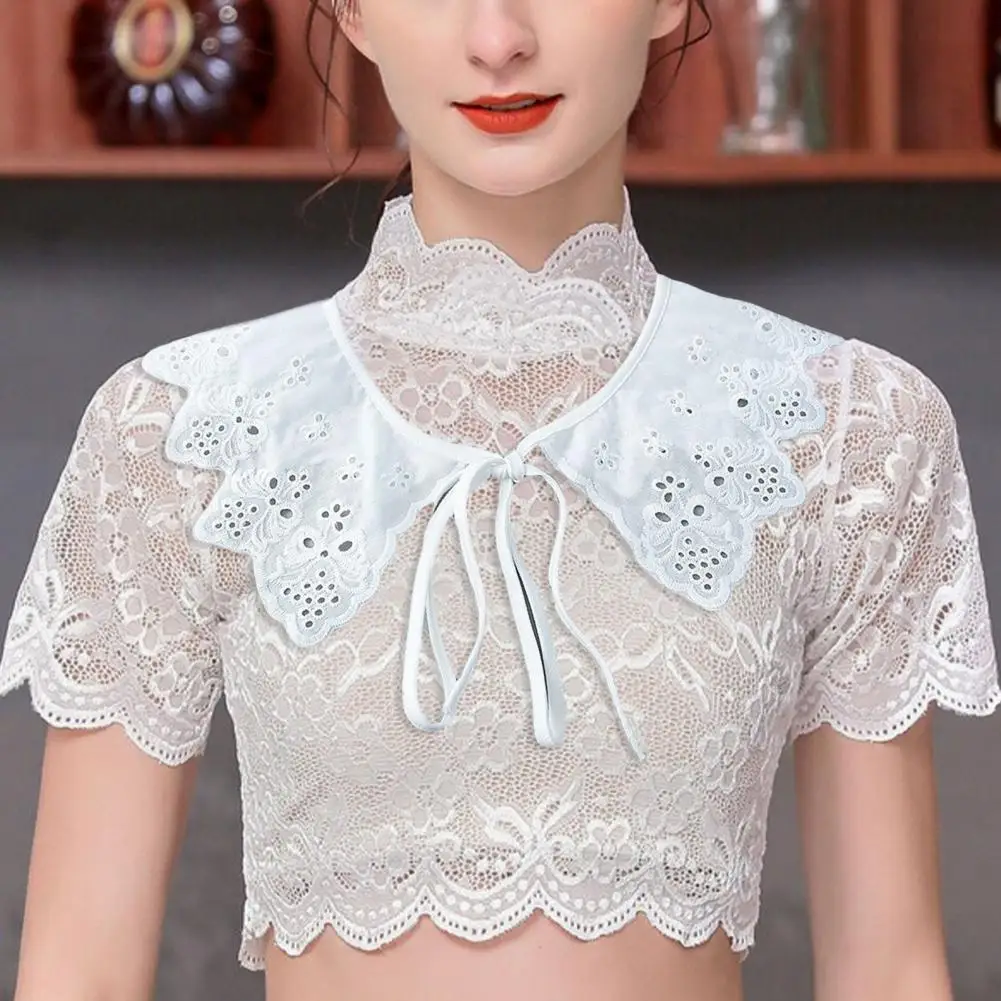 Fake Collar Fashion Detachable Elastic False Collar All-match Tie Embroidered Fake Collar for Autumn
Fake Collar Fashion Detachable Elastic False Collar All-match Tie Embroidered Fake Collar for Autumn