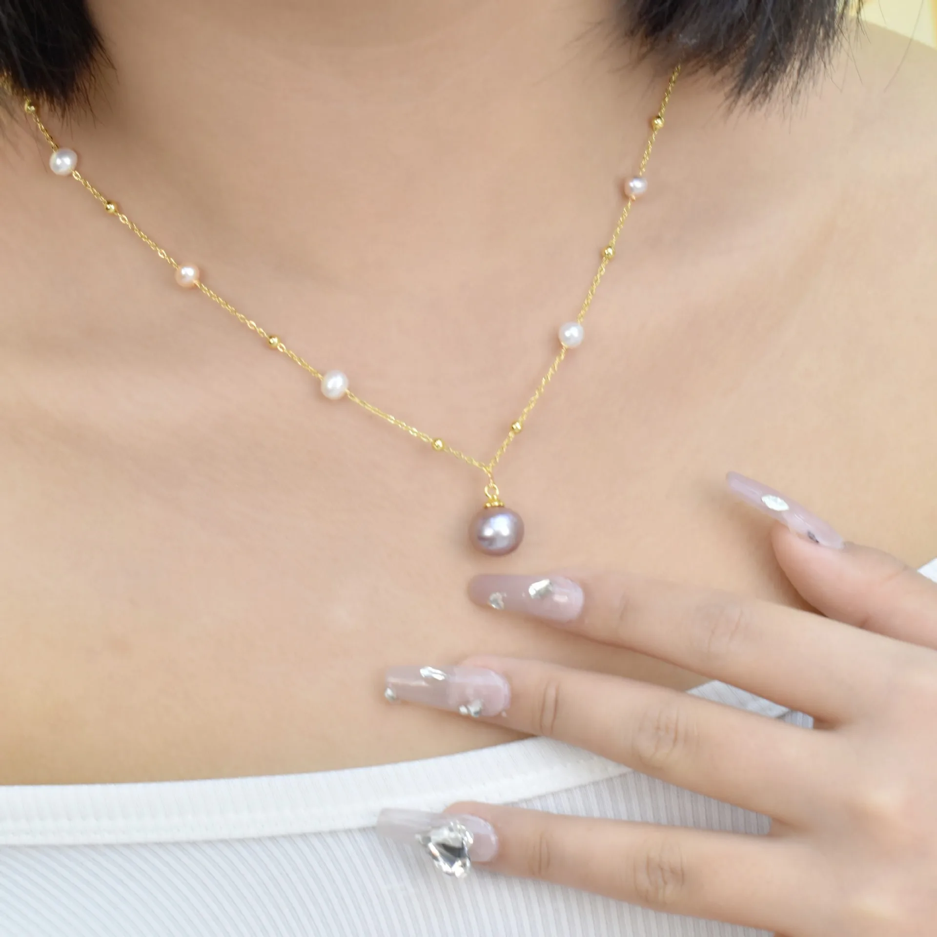 2023 Popular Dainty Natural South Sea Real White Pink Purple Pearl Necklace Pendant 14k Gold Filled Free Shipping
2023 Popular Dainty Natural South Sea Real White Pink Purple Pearl Necklace Pendant 14k Gold Filled Free Shipping