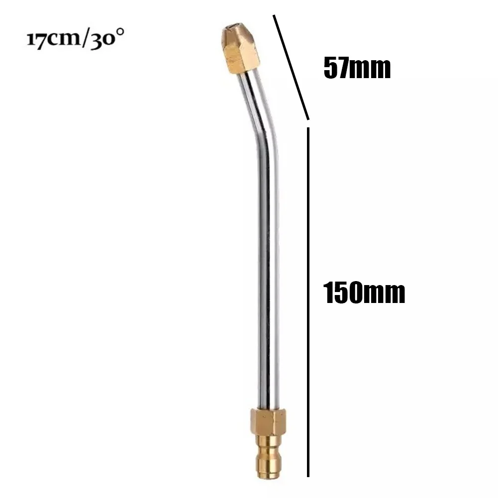 30/90 Degree/U-Shape Pressure Car Washer Angled Lance Extension Spray Wand Nozzle For Power Spray Gun Air-Conditioning Cleaning
30/90 Degree/U-Shape Pressure Car Washer Angled Lance Extension Spray Wand Nozzle For Power Spray Gun Air-Conditioning Cleaning