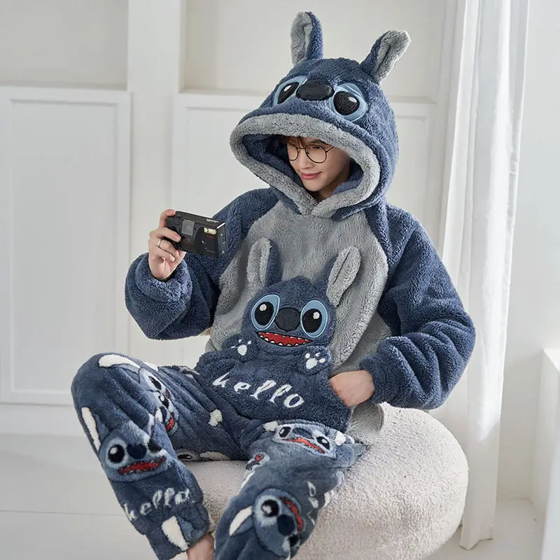 New Plush Pajamas Set Kawaii Cute Disney Creative Stitchs Winter Thickened Warm Doll Cartoon Home Wear Birthday Gift
New Plush Pajamas Set Kawaii Cute Disney Creative Stitchs Winter Thickened Warm Doll Cartoon Home Wear Birthday Gift