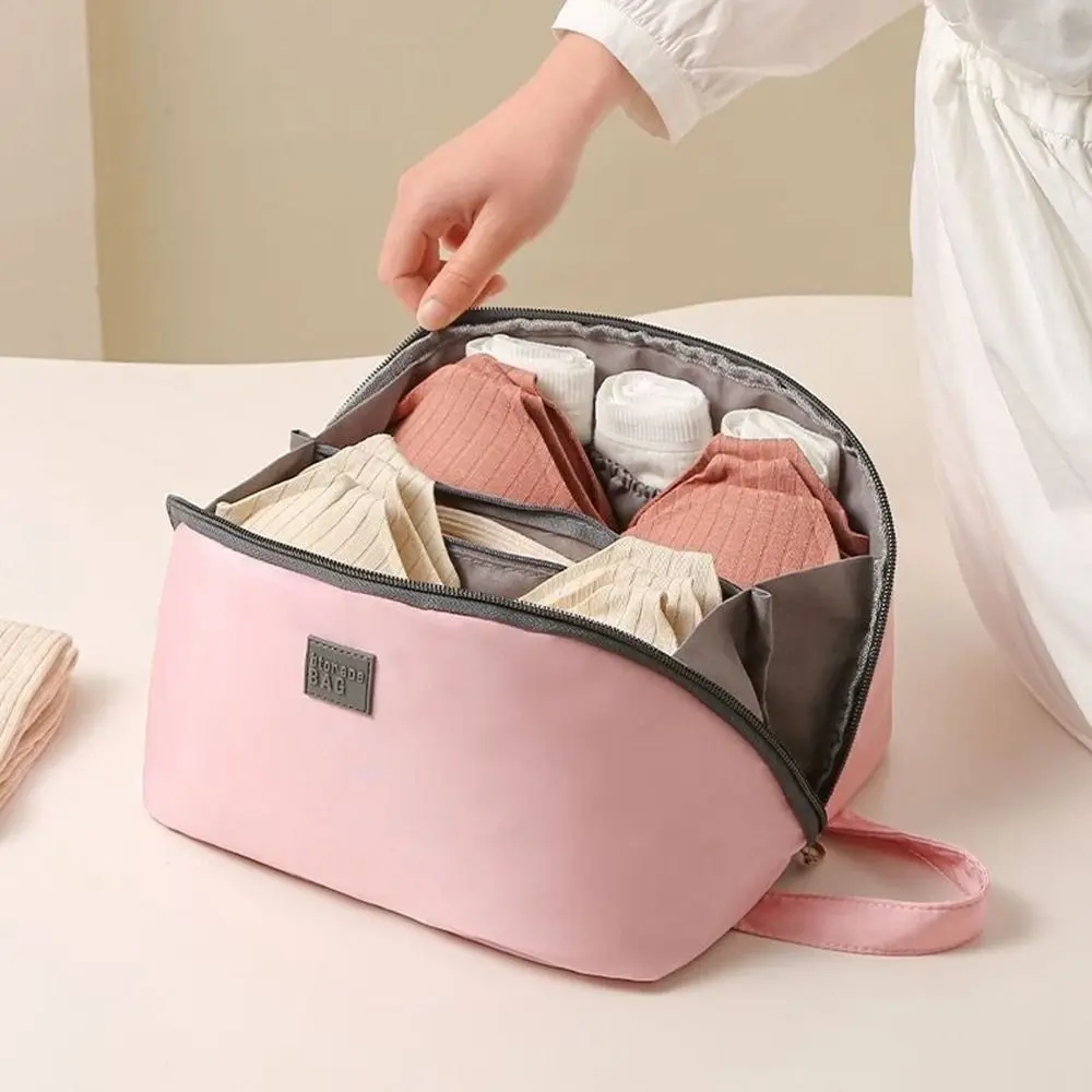 Handheld Underwear Storage Bag Large Capacity Pink/Grey Zipper Bras Organizer Waterproof with compartments Makeup Organizer
Handheld Underwear Storage Bag Large Capacity Pink/Grey Zipper Bras Organizer Waterproof with compartments Makeup Organizer