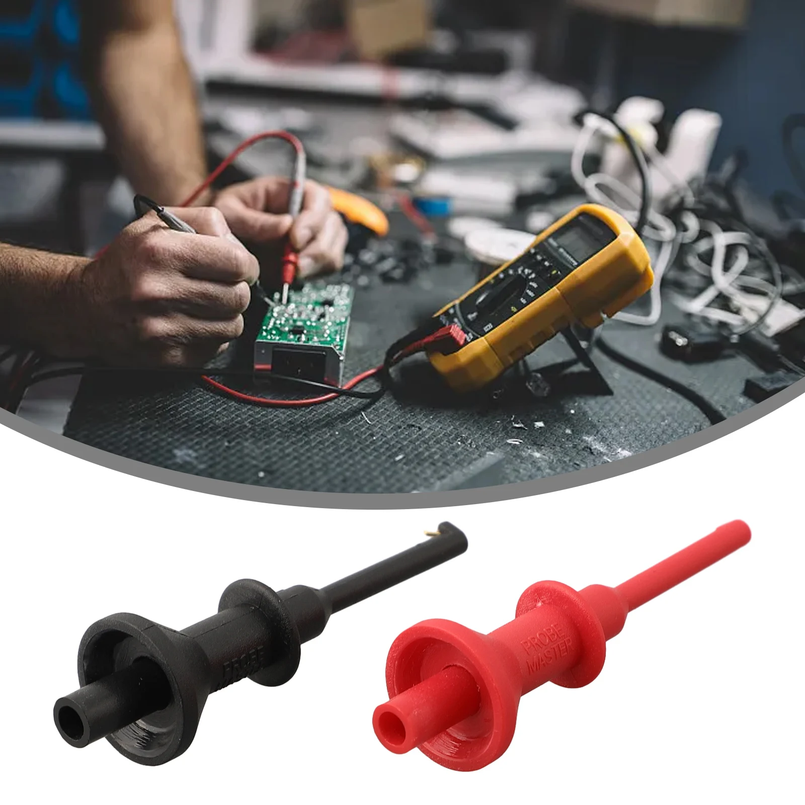 Multimeter Probe Hook Multimeter Test Hook Safe Insulation Wear Resistance Multimeter Probe Hook Safety Handle
Multimeter Probe Hook Multimeter Test Hook Safe Insulation Wear Resistance Multimeter Probe Hook Safety Handle