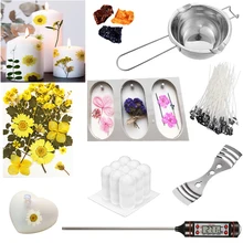 DIY Candle Mold Sets Candle Making Supplies Handmade Aromatherapy Candle Making Kit Dried Flowers Pigment Soy Wax Core Tool Sets
DIY Candle Mold Sets Candle Making Supplies Handmade Aromatherapy Candle Making Kit Dried Flowers Pigment Soy Wax Core Tool Sets