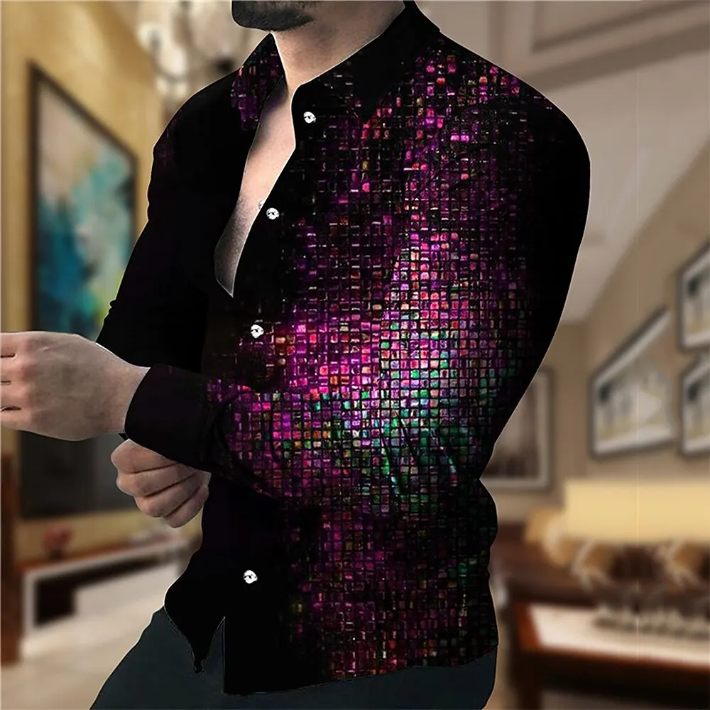 Men's Shirt Color Block Lapel Outdoor Casual Long Sleeve Print Button Apparel Clothing Fashion Designer Casual Comfort
Men's Shirt Color Block Lapel Outdoor Casual Long Sleeve Print Button Apparel Clothing Fashion Designer Casual Comfort