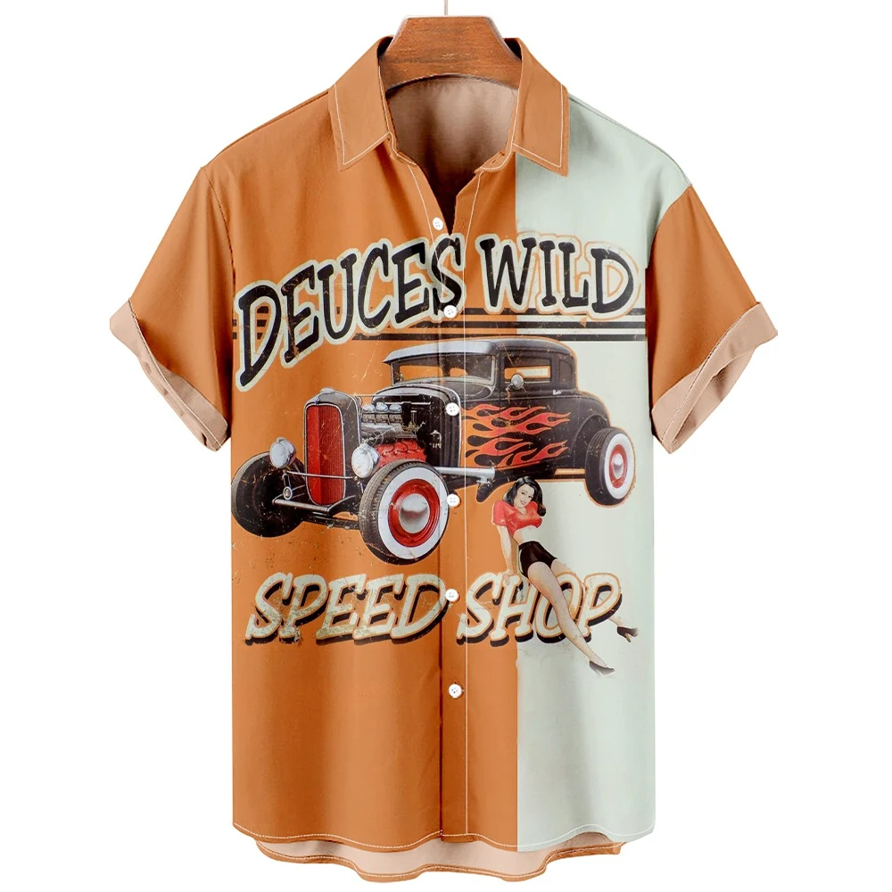 Men Shirts for Summer 2022 Harajuku Racing Print Fashion Hawaiian Shirt Short Sleeve Lapel Camisa Beach Oversized Male Clothing
Men Shirts for Summer 2022 Harajuku Racing Print Fashion Hawaiian Shirt Short Sleeve Lapel Camisa Beach Oversized Male Clothing