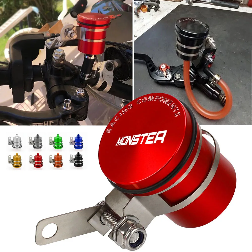 

For Ducati MONSTER 400 620 695 696 796 821 1100 1200 M600 M620 M900 ST2 Moto Brake Clutch Tank Cylinder Fluid Oil Reservoir Cup