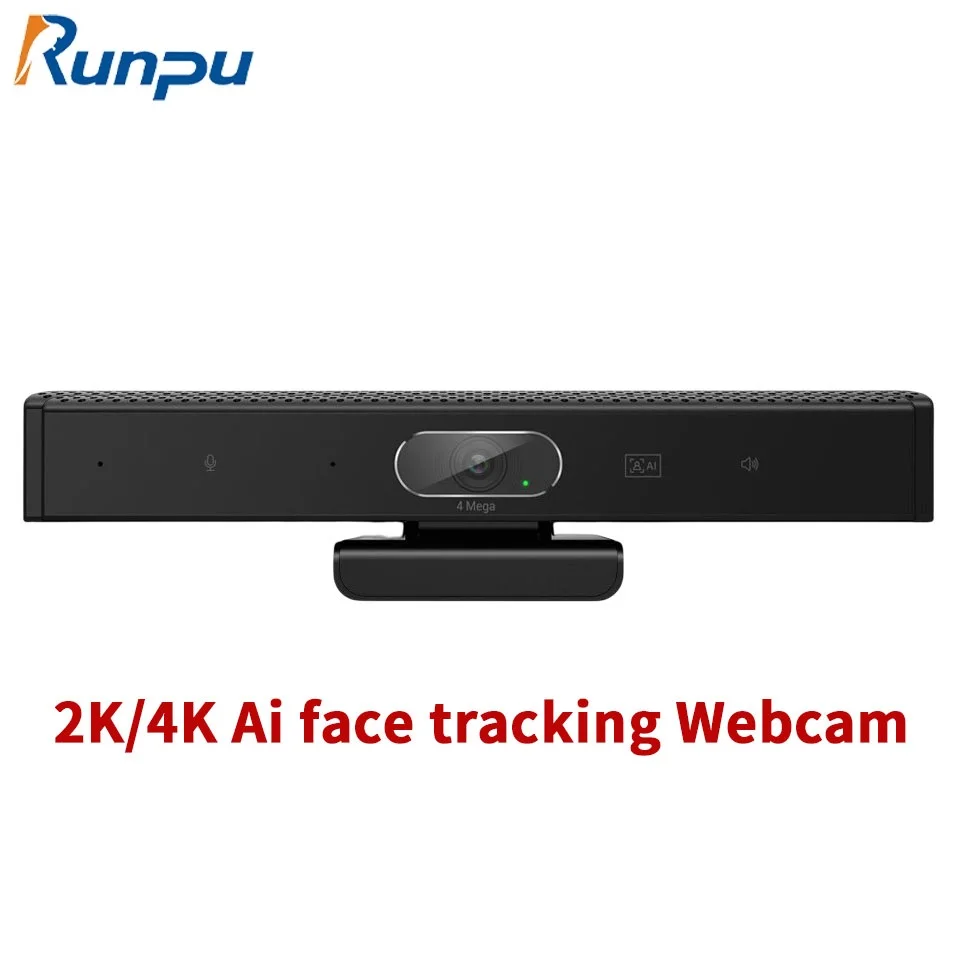 All in One 4 Mic Array USB Video Conference System Auto Face Tracking 2K/4k Webcam Web Camera with Microphone and Speaker
All in One 4 Mic Array USB Video Conference System Auto Face Tracking 2K/4k Webcam Web Camera with Microphone and Speaker