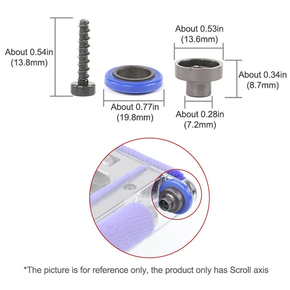 For Dyson V7/V8/V10/V11 Scroll Axis Replacement Garden Home Soft Roller Parts Spare Vacuum Cleaner Accessories
For Dyson V7/V8/V10/V11 Scroll Axis Replacement Garden Home Soft Roller Parts Spare Vacuum Cleaner Accessories