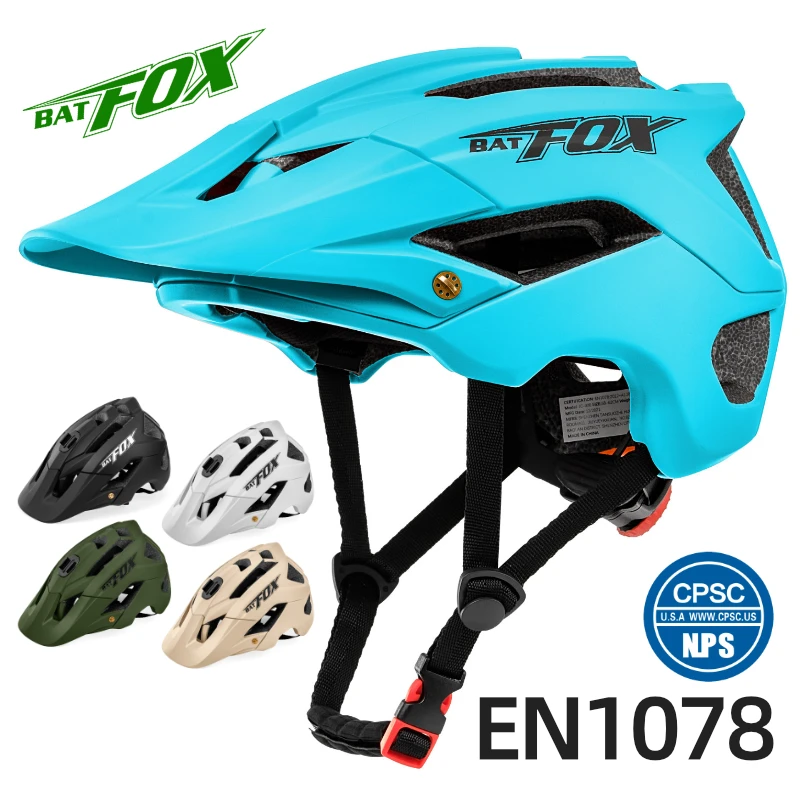BATFOX Helmet cycling men's bicycle helmet MTB casco bicicleta Mountain bike casco ciclismo hombre Matte black cycling helmets
BATFOX Helmet cycling men's bicycle helmet MTB casco bicicleta Mountain bike casco ciclismo hombre Matte black cycling helmets