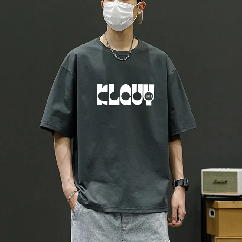 Casual Short Sleeve T-shirts Korean Stylish Letter Printed Men's Clothing O-Neck Summer Basic Loose Youthful Vitality Pullovers
Casual Short Sleeve T-shirts Korean Stylish Letter Printed Men's Clothing O-Neck Summer Basic Loose Youthful Vitality Pullovers