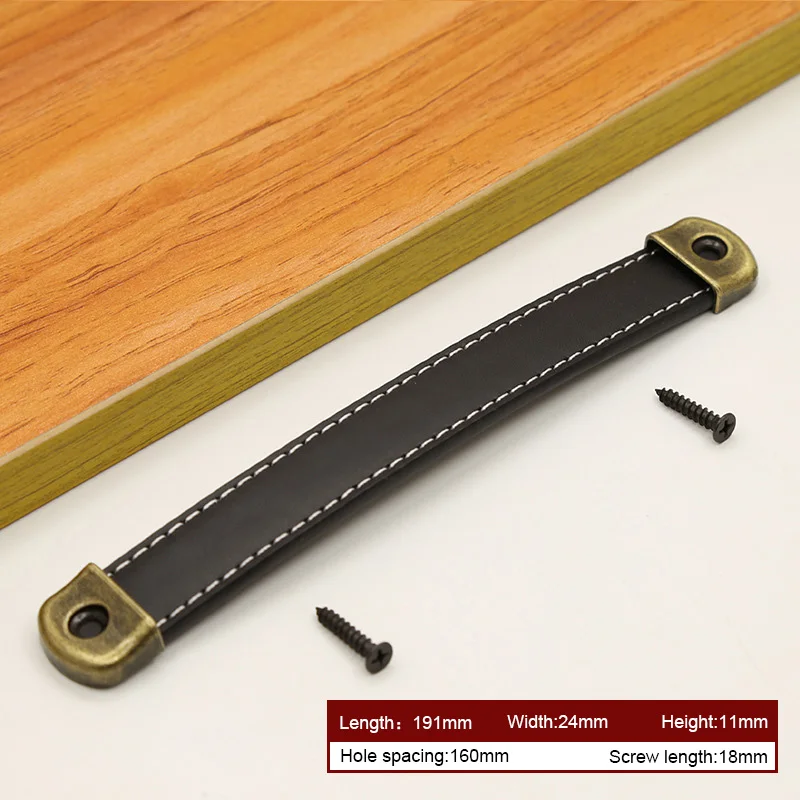1pc Pull Handle Zinc Alloy Furniture Door Handles with Screws Wardrobe Drawer Door Pull Leather Kitchen Cabinet Handles 3 Colors
1pc Pull Handle Zinc Alloy Furniture Door Handles with Screws Wardrobe Drawer Door Pull Leather Kitchen Cabinet Handles 3 Colors