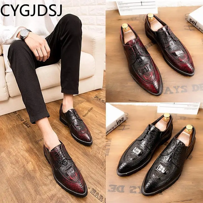 Office 2023 Italiano Oxford Shoes for Men Crocodile Shoes Men Coiffeur Formal Shoes for Men Casual Business Zapatos De Hombre
Office 2023 Italiano Oxford Shoes for Men Crocodile Shoes Men Coiffeur Formal Shoes for Men Casual Business Zapatos De Hombre