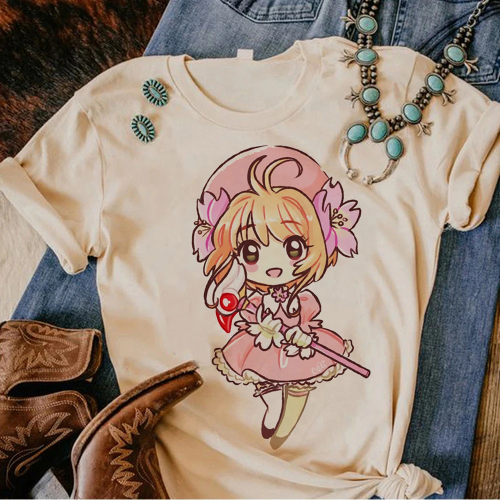 Футболка Cardcaptor Sakura, женская дизайнерская футболка, уличная одежда для девушек, забавная одежда
Футболка Cardcaptor Sakura, женская дизайнерская футболка, уличная одежда для девушек, забавная одежда