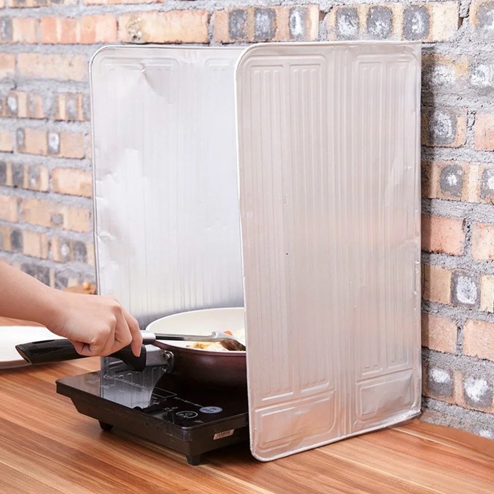 Kitchen Gas Stove Baffle Plate Aluminum Foil Oil Splash Protective Screen For Fried Vegetable Cooking Kichen Accessories
Kitchen Gas Stove Baffle Plate Aluminum Foil Oil Splash Protective Screen For Fried Vegetable Cooking Kichen Accessories