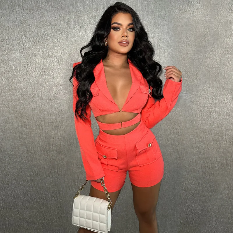 WUHE Elegant Cropped Buckle Blazer Pockets Details Short Jumpsuits Glamour State of Mind Romper Work Wear Sexy Party Clubwear
WUHE Elegant Cropped Buckle Blazer Pockets Details Short Jumpsuits Glamour State of Mind Romper Work Wear Sexy Party Clubwear