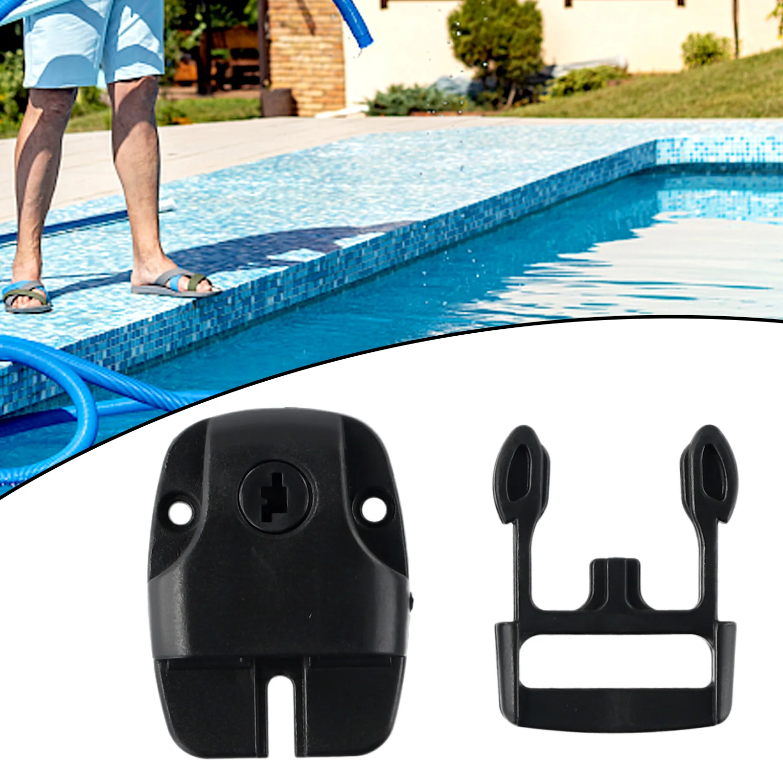 

Best Durable Hot Tub Latch Locks Accessories Useful Spa Broken Superior Clip With Key Clip Lock Cover Excellent